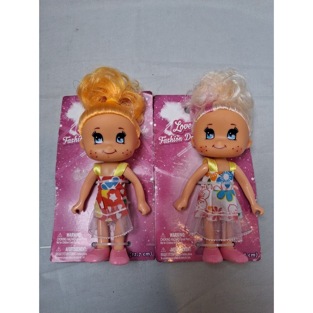 LOT of 2 LOVELY Fashion Dude 5" Ginger Freckles NIP vintage